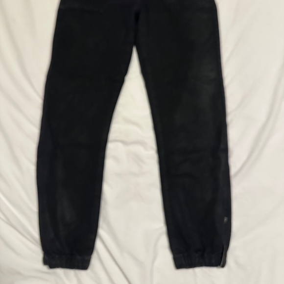 Paige Mayslie Joggers • Black Fog Luxe Coated - Picture 6 of 8
